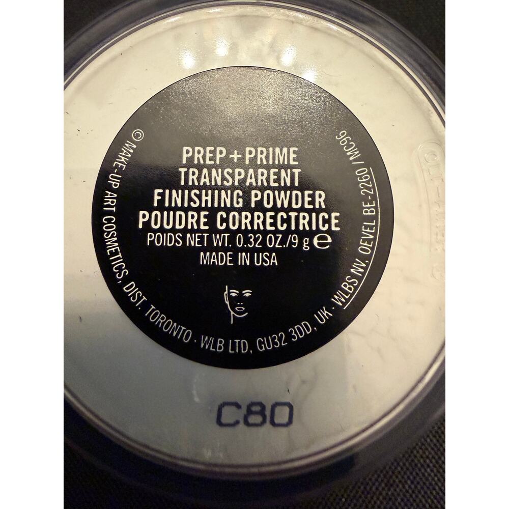 MAC Prep + Prime Transparent Finishing Powder - Loose Powder - Brand New In Box
